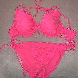 Pink Victoria secret bikini
